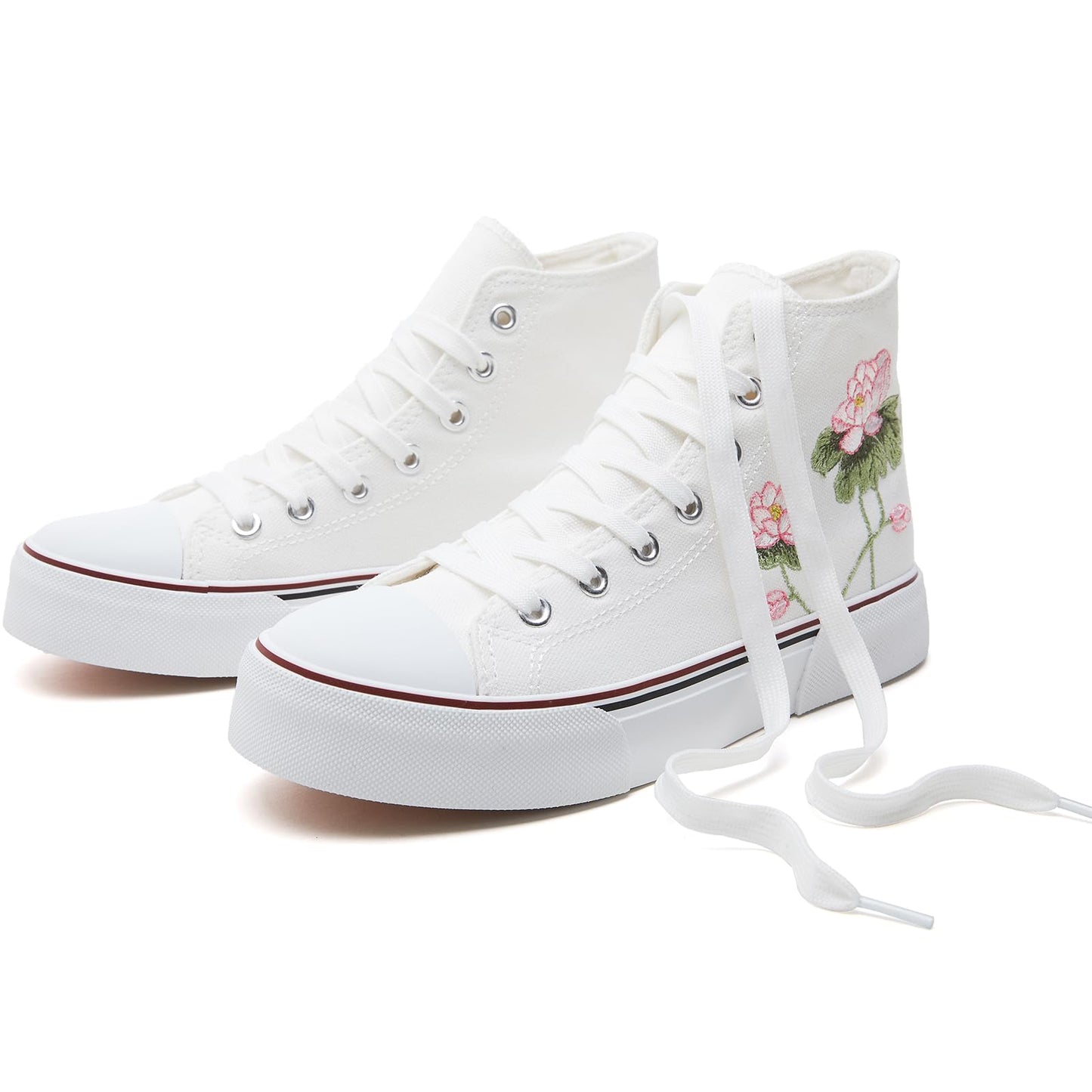 High-top sports shoes, classic high-top canvas shoes, lace-up style, men's fashionable sports shoes