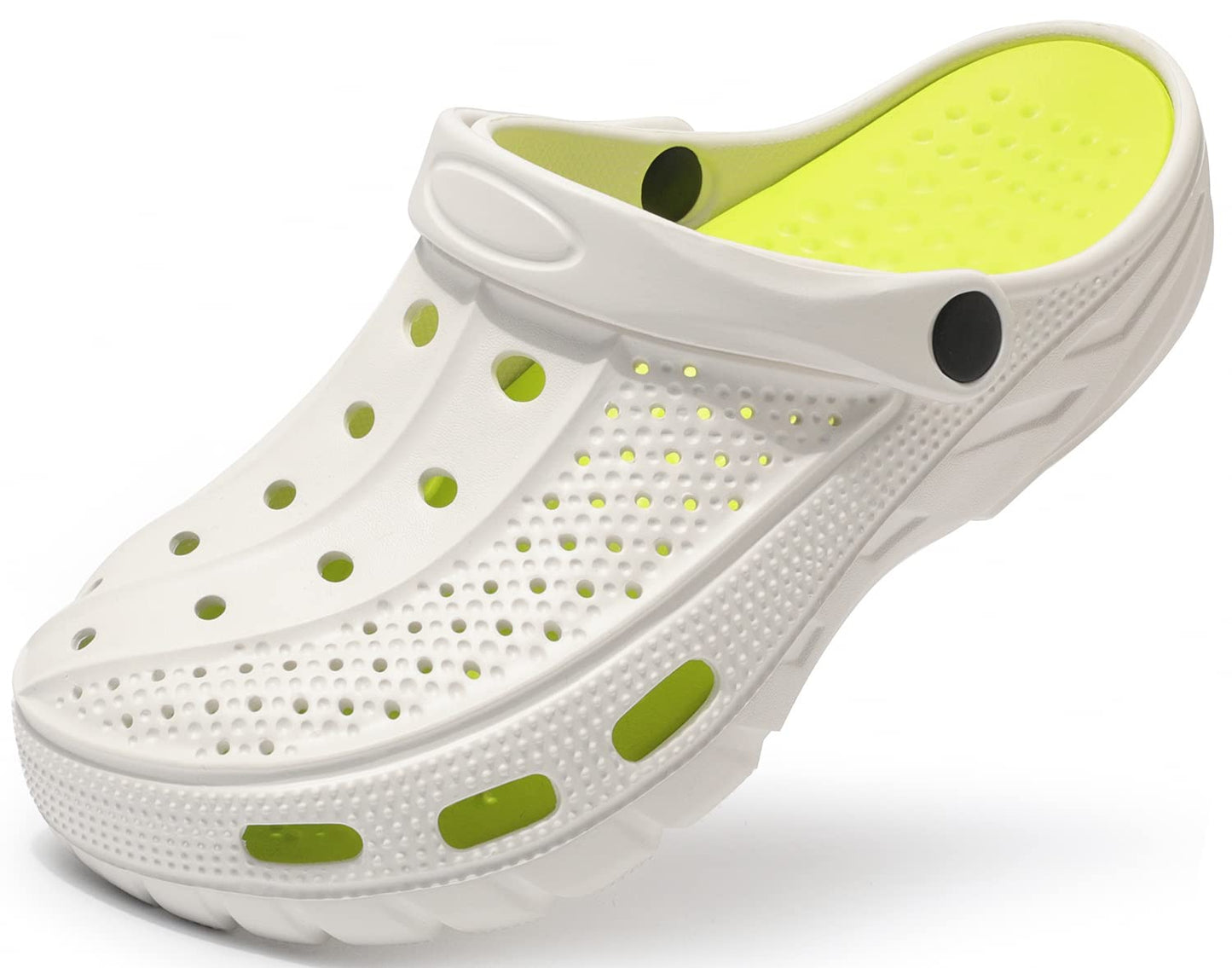 Men's and women's arched wooden-bottom flat shoes with a flat sole, garden shoes, casual shoes, non-buckle outdoor beach water shoes, detachable cushioning foot pads
