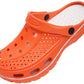 Men's and women's arched wooden-bottom flat shoes with a flat sole, garden shoes, casual shoes, non-buckle outdoor beach water shoes, detachable cushioning foot pads