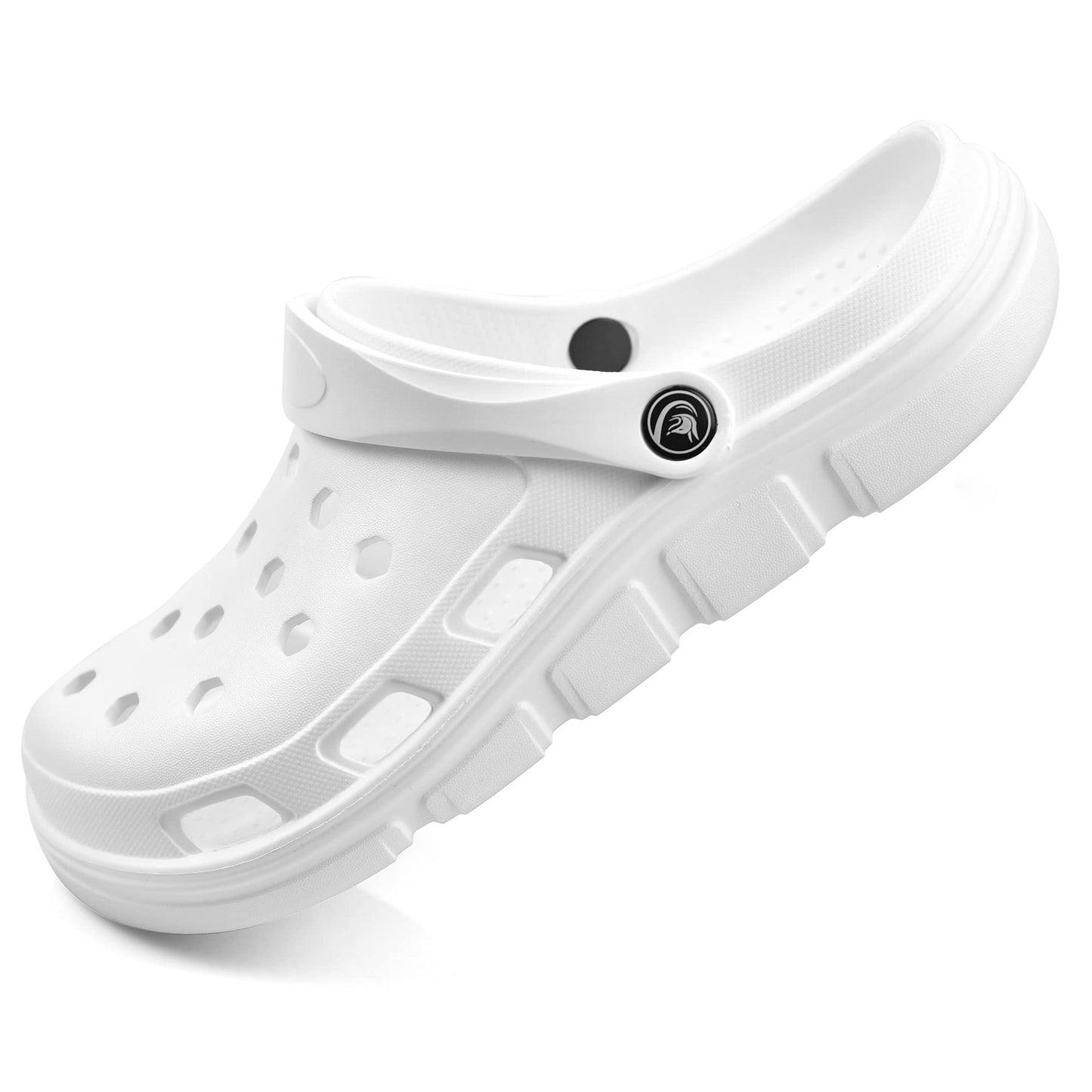 Men's garden slippers, easy-to-on-and-off work shoes with arch support function, women's and men's quick-drying waterproof slippers, casual sandals, comfortable slippers