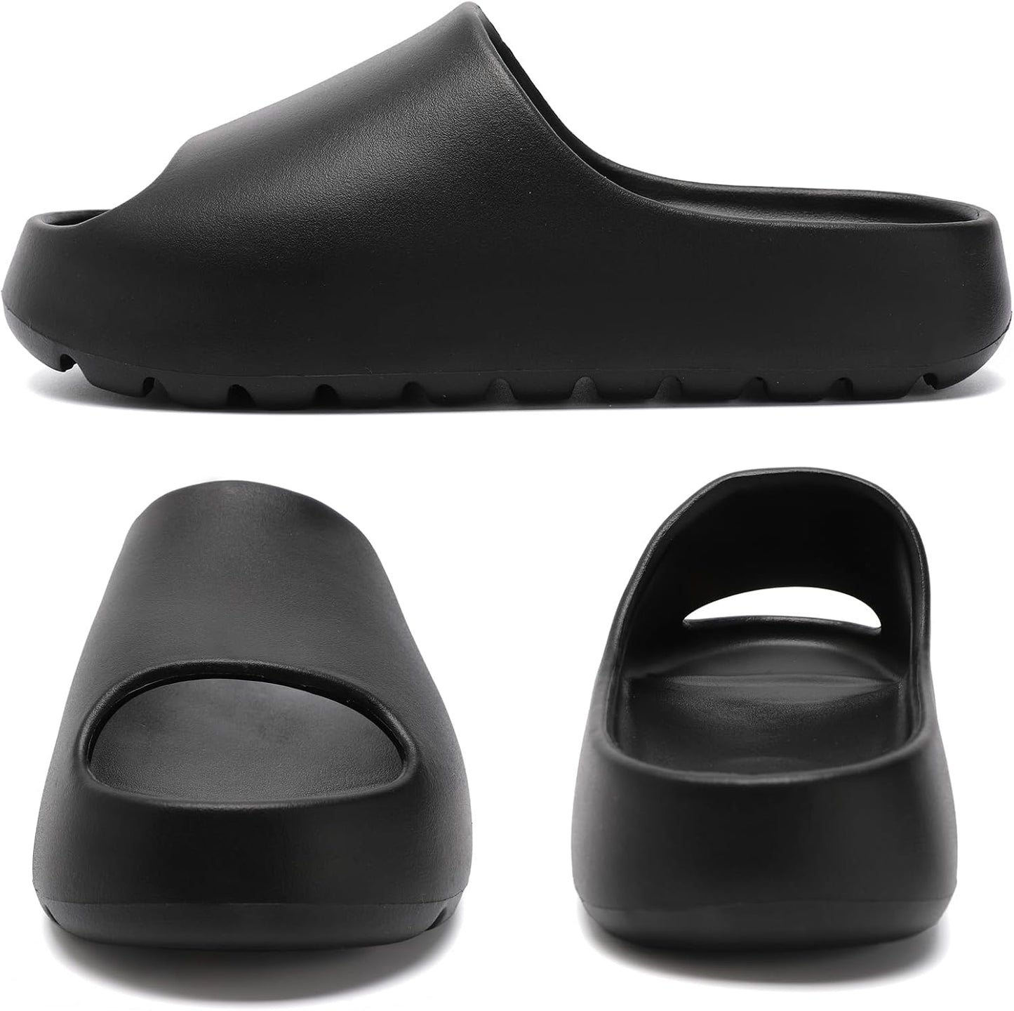 Universal men's and women's EVA soft rebound skate shoes, thick-soled slip-on men's pillow-style skate shoes, and rain boots suitable for both outdoor and indoor home wear.