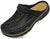 Men's and women's arched wooden-bottom flat shoes with a flat sole, garden shoes, casual shoes, non-buckle outdoor beach water shoes, detachable cushioning foot pads