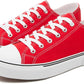 Men's canvas low-top sports shoes, featuring a classic casual design. This stylish pair comes in white and black colors and is suitable for daily wear.