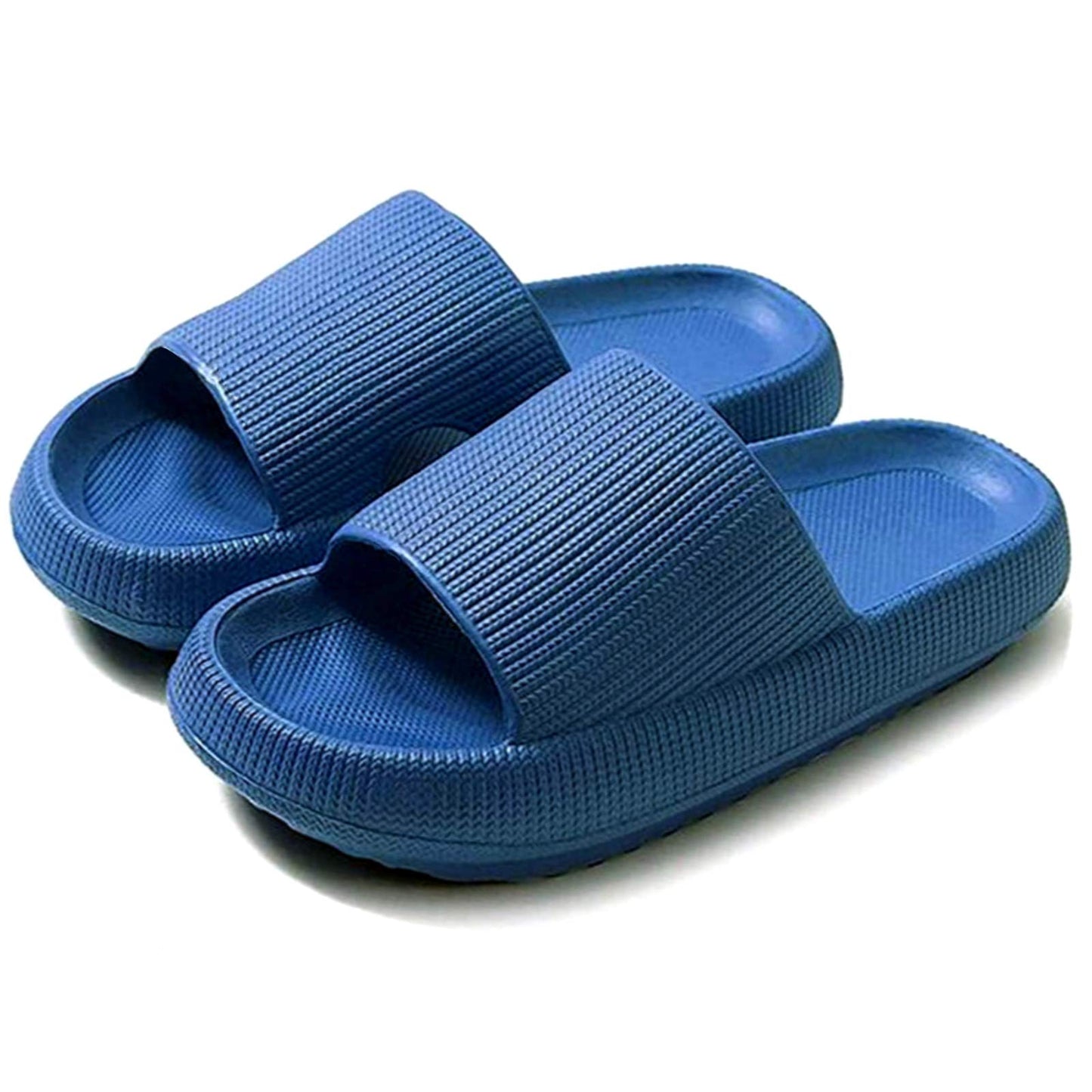 Men's rubber slippers, pillow house slippers, shower shoes, indoor slippers, bathroom slippers, beach shoes. Extremely comfortable, lightweight, thick sole, anti-slip, easy to clean.