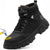 Men's Waterproof Steel-Toe Boots - 6 inches - Comfortable men's safety work boots. Durable steel-toe shoes. Lightweight, anti-slip, and puncture-resistant industrial construction boots.