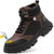 Men's Waterproof Steel-Toe Boots - 6 inches - Comfortable men's safety work boots. Durable steel-toe shoes. Lightweight, anti-slip, and puncture-resistant industrial construction boots.