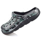 Men's garden slippers, easy-to-on-and-off work shoes with arch support function, women's and men's quick-drying waterproof slippers, casual sandals, comfortable slippers