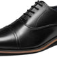 Men's lace-up soft open-toe dress shoes
