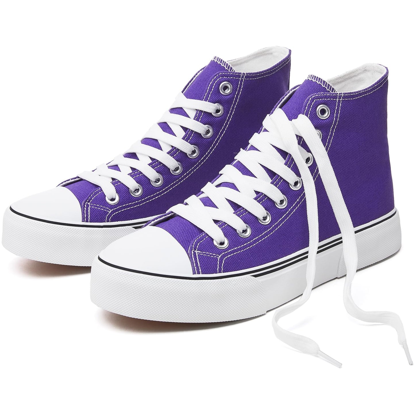 High-top sports shoes, classic high-top canvas shoes, lace-up style, men's fashionable sports shoes