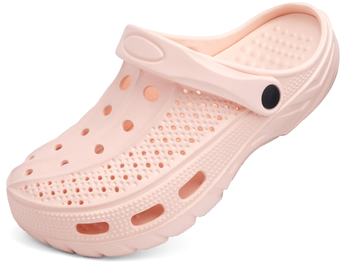 Men's and women's arched wooden-bottom flat shoes with a flat sole, garden shoes, casual shoes, non-buckle outdoor beach water shoes, detachable cushioning foot pads