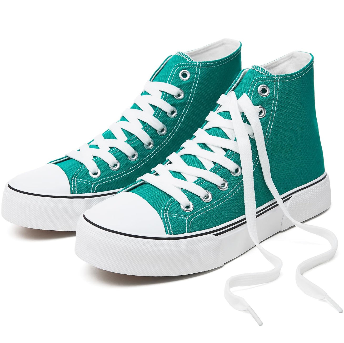 High-top sports shoes, classic high-top canvas shoes, lace-up style, men's fashionable sports shoes