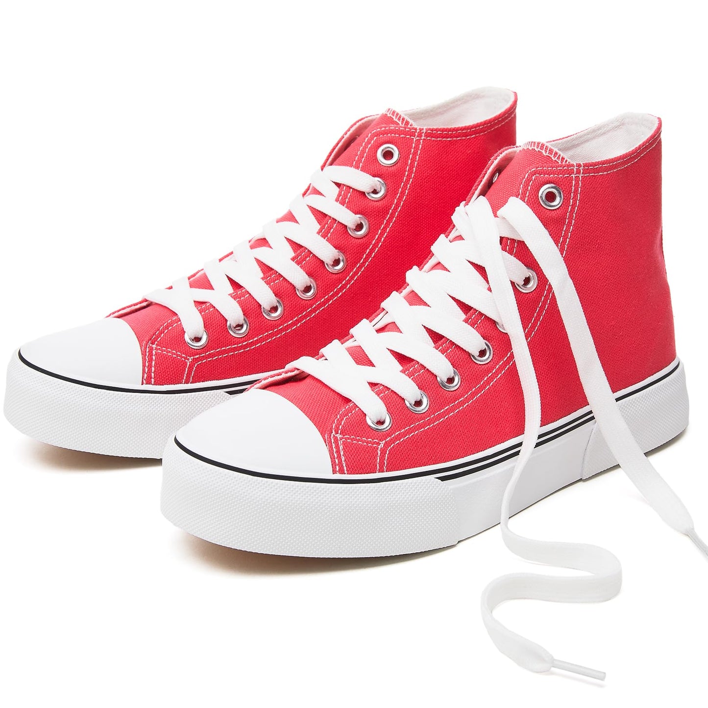 High-top sports shoes, classic high-top canvas shoes, lace-up style, men's fashionable sports shoes