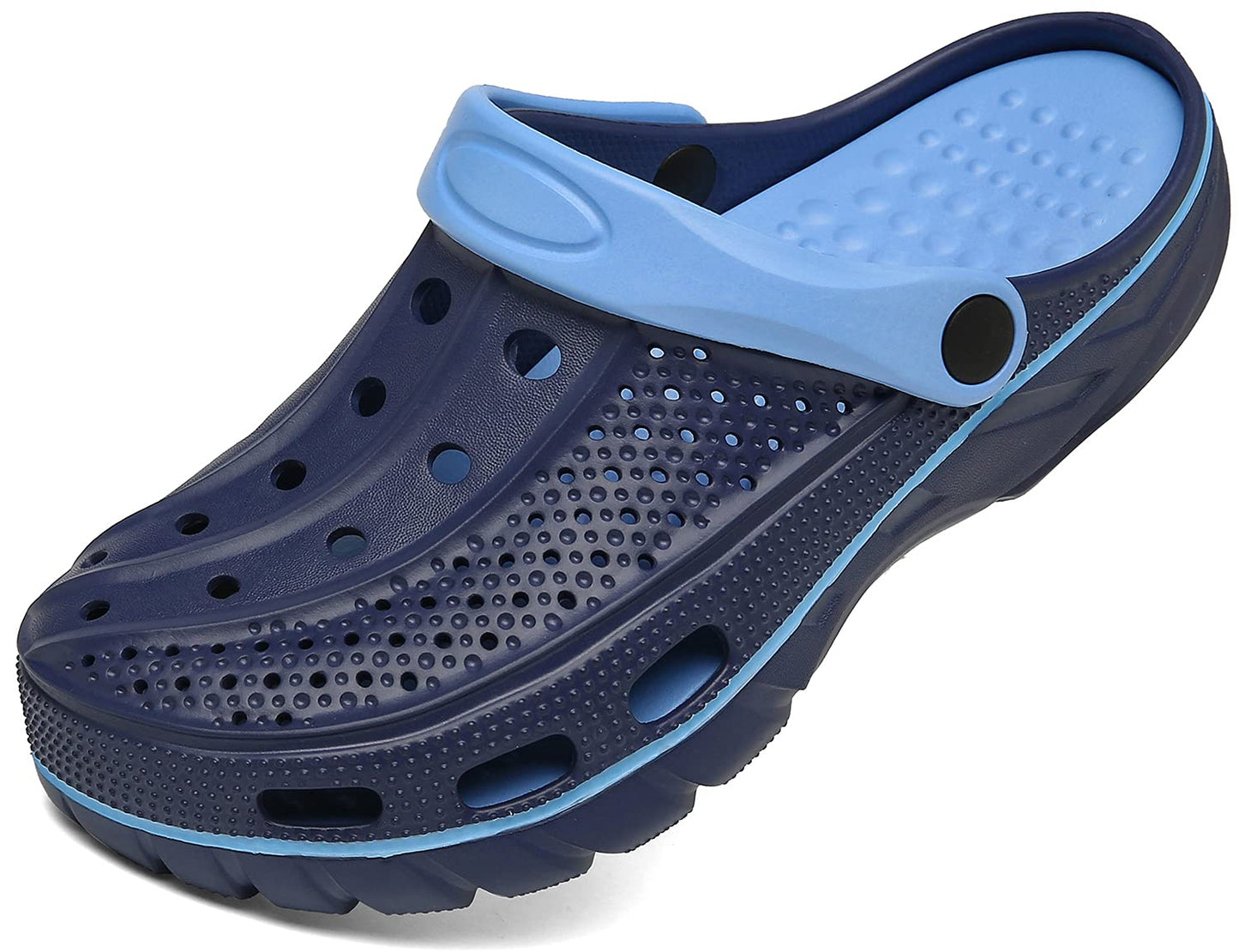 Men's and women's arched wooden-bottom flat shoes with a flat sole, garden shoes, casual shoes, non-buckle outdoor beach water shoes, detachable cushioning foot pads