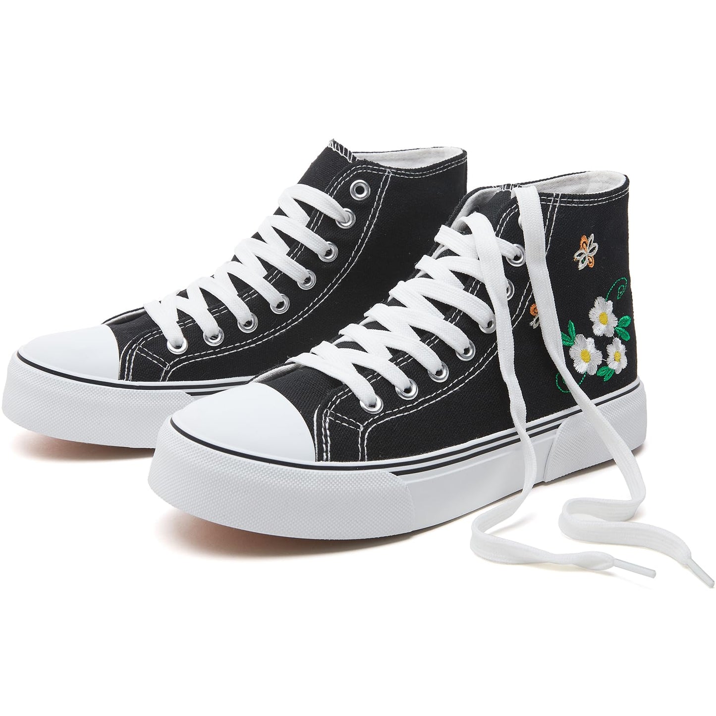 High-top sports shoes, classic high-top canvas shoes, lace-up style, men's fashionable sports shoes