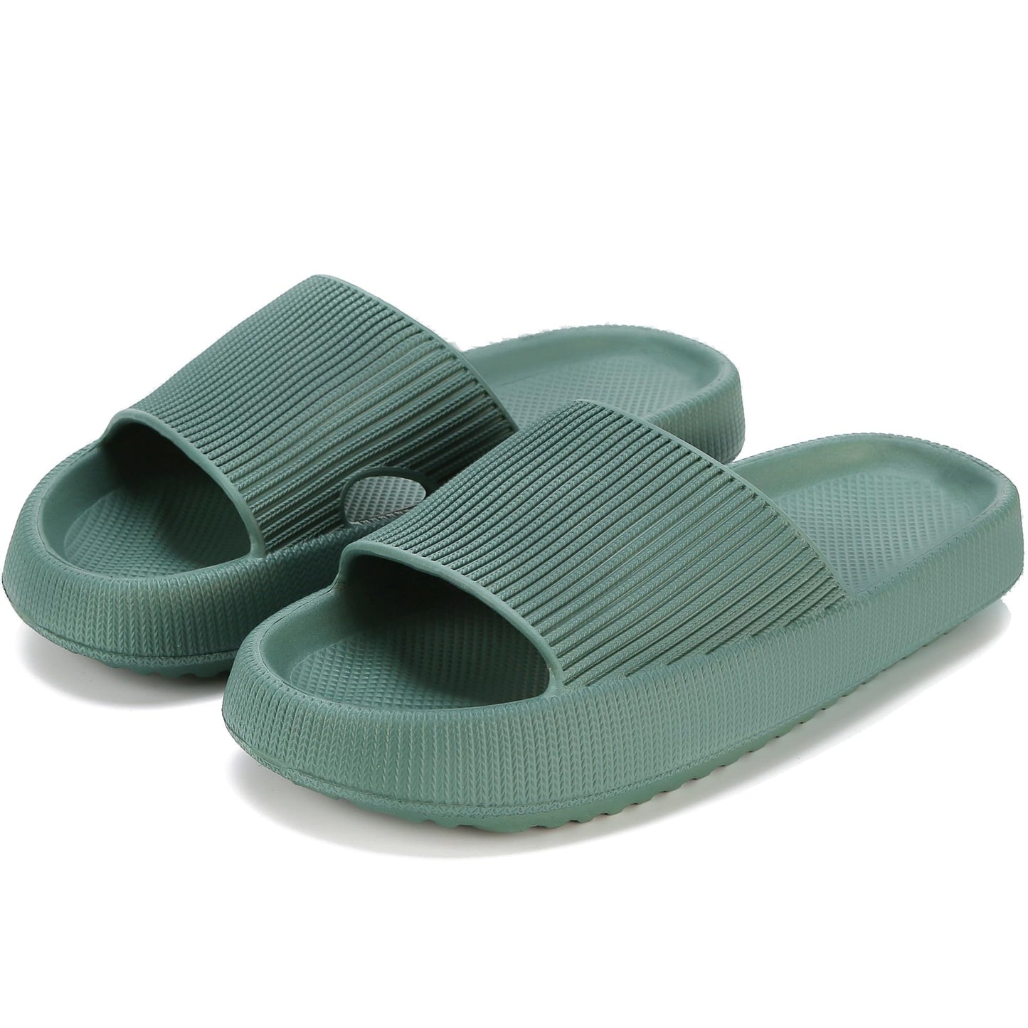 Men's rubber slippers, pillow house slippers, shower shoes, indoor slippers, bathroom slippers, beach shoes. Extremely comfortable, lightweight, thick sole, anti-slip, easy to clean.