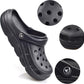 Men's garden slippers, easy-to-on-and-off work shoes with arch support function, women's and men's quick-drying waterproof slippers, casual sandals, comfortable slippers