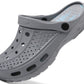 Men's and women's arched wooden-bottom flat shoes with a flat sole, garden shoes, casual shoes, non-buckle outdoor beach water shoes, detachable cushioning foot pads