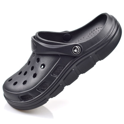 Men's garden slippers, easy-to-on-and-off work shoes with arch support function, women's and men's quick-drying waterproof slippers, casual sandals, comfortable slippers