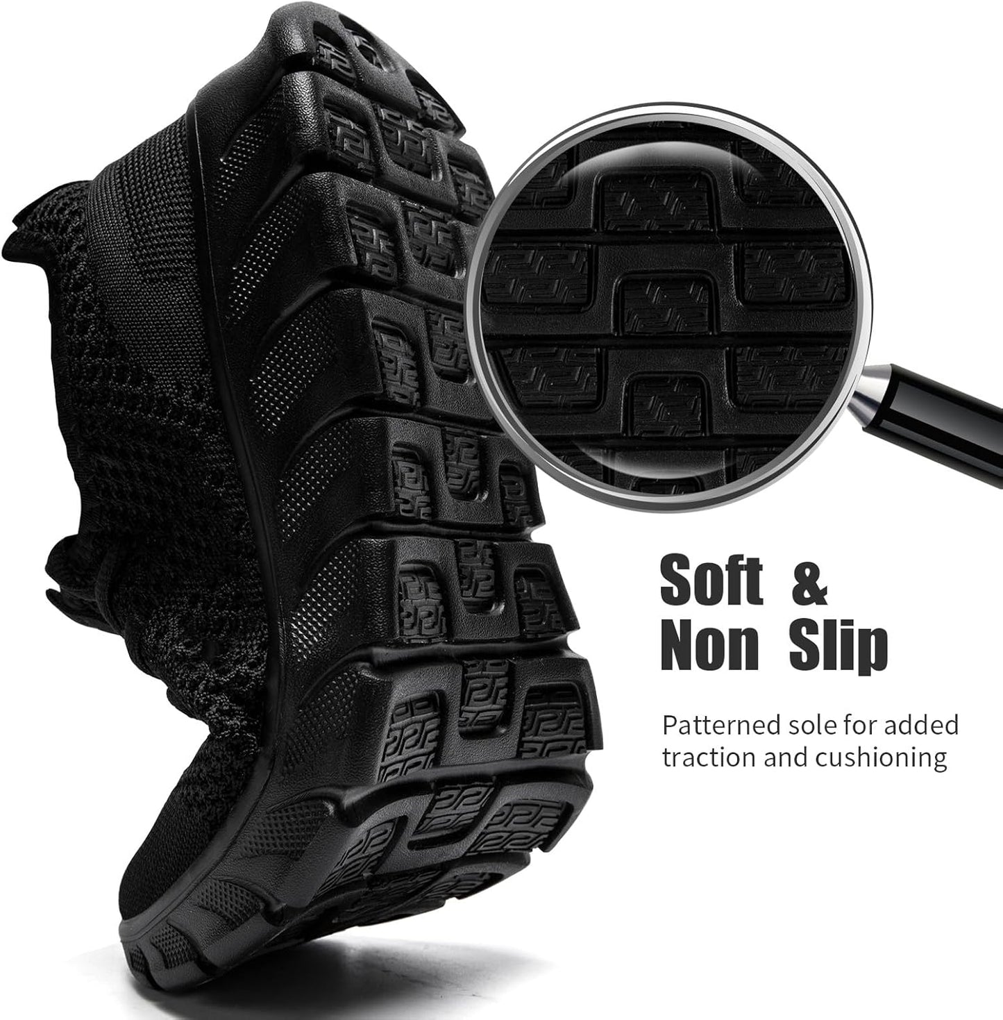 Mens Running Shoes Slip On Tennis Walking Sneakers Workout Athletic Lightweight Casual Sport Shoes