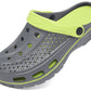 Men's and women's arched wooden-bottom flat shoes with a flat sole, garden shoes, casual shoes, non-buckle outdoor beach water shoes, detachable cushioning foot pads