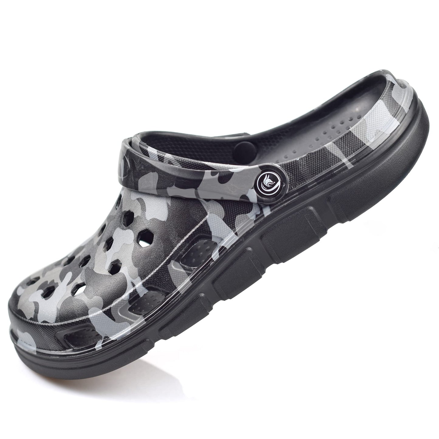 Men's garden slippers, easy-to-on-and-off work shoes with arch support function, women's and men's quick-drying waterproof slippers, casual sandals, comfortable slippers
