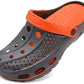 Men's and women's arched wooden-bottom flat shoes with a flat sole, garden shoes, casual shoes, non-buckle outdoor beach water shoes, detachable cushioning foot pads