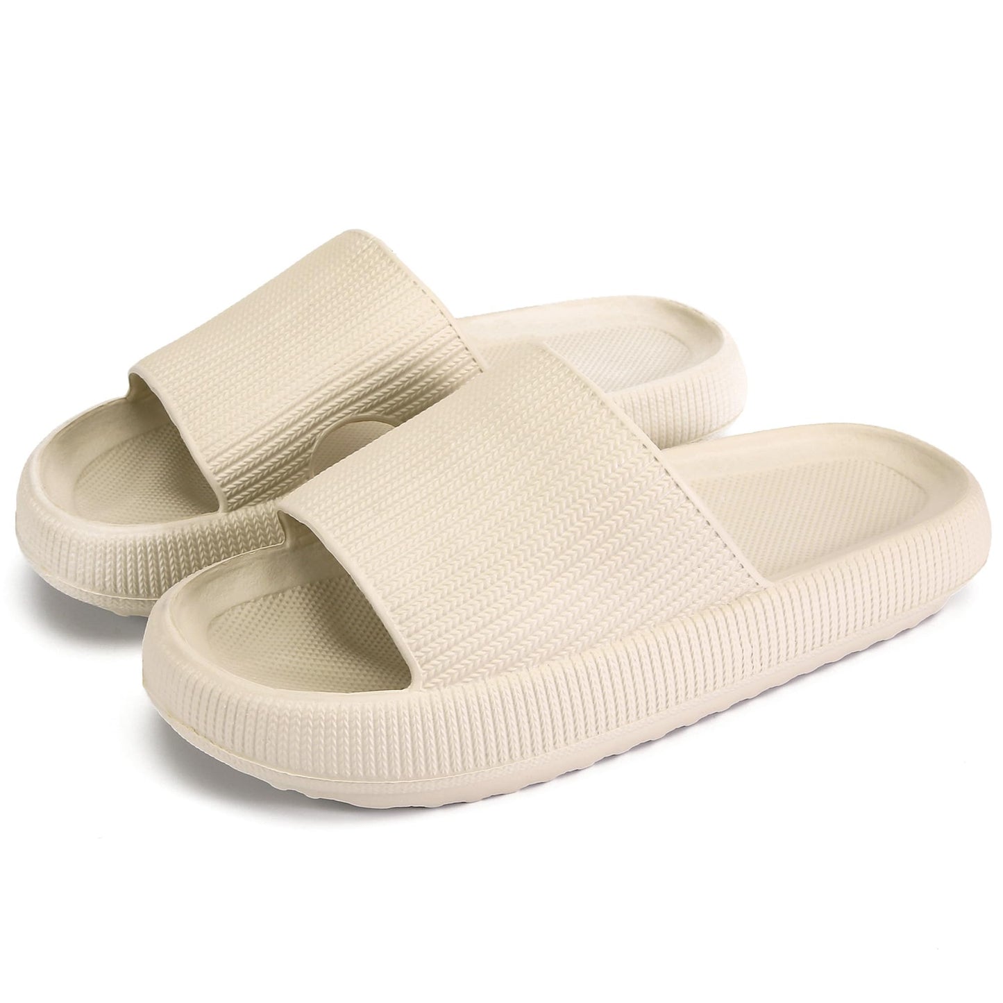 Men's rubber slippers, pillow house slippers, shower shoes, indoor slippers, bathroom slippers, beach shoes. Extremely comfortable, lightweight, thick sole, anti-slip, easy to clean.