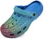 Men's and women's arched wooden-bottom flat shoes with a flat sole, garden shoes, casual shoes, non-buckle outdoor beach water shoes, detachable cushioning foot pads
