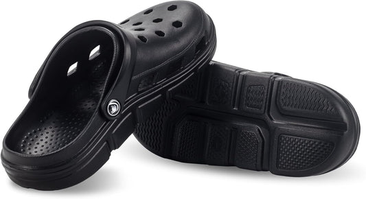 Men's garden slippers, easy-to-on-and-off work shoes with arch support function, women's and men's quick-drying waterproof slippers, casual sandals, comfortable slippers