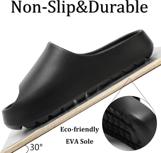 Universal men's and women's EVA soft rebound skate shoes, thick-soled slip-on men's pillow-style skate shoes, and rain boots suitable for both outdoor and indoor home wear.
