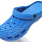 Men's and women's arched wooden-bottom flat shoes with a flat sole, garden shoes, casual shoes, non-buckle outdoor beach water shoes, detachable cushioning foot pads