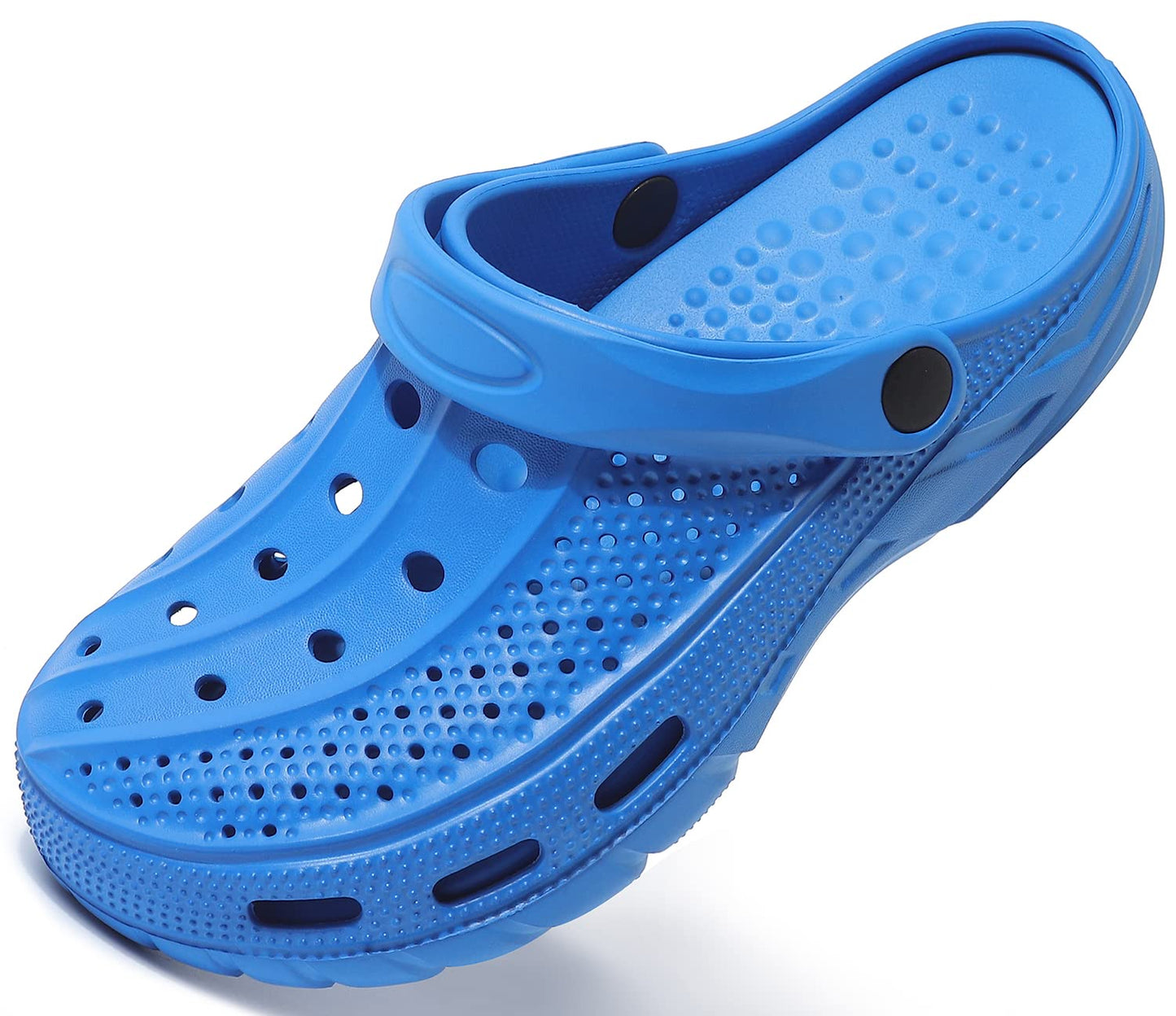 Men's and women's arched wooden-bottom flat shoes with a flat sole, garden shoes, casual shoes, non-buckle outdoor beach water shoes, detachable cushioning foot pads