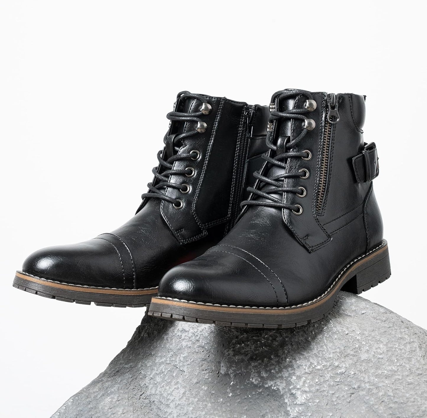 Men's casual boots - Riding anti-slip boots - Combat ankle decorative boots - Men's style